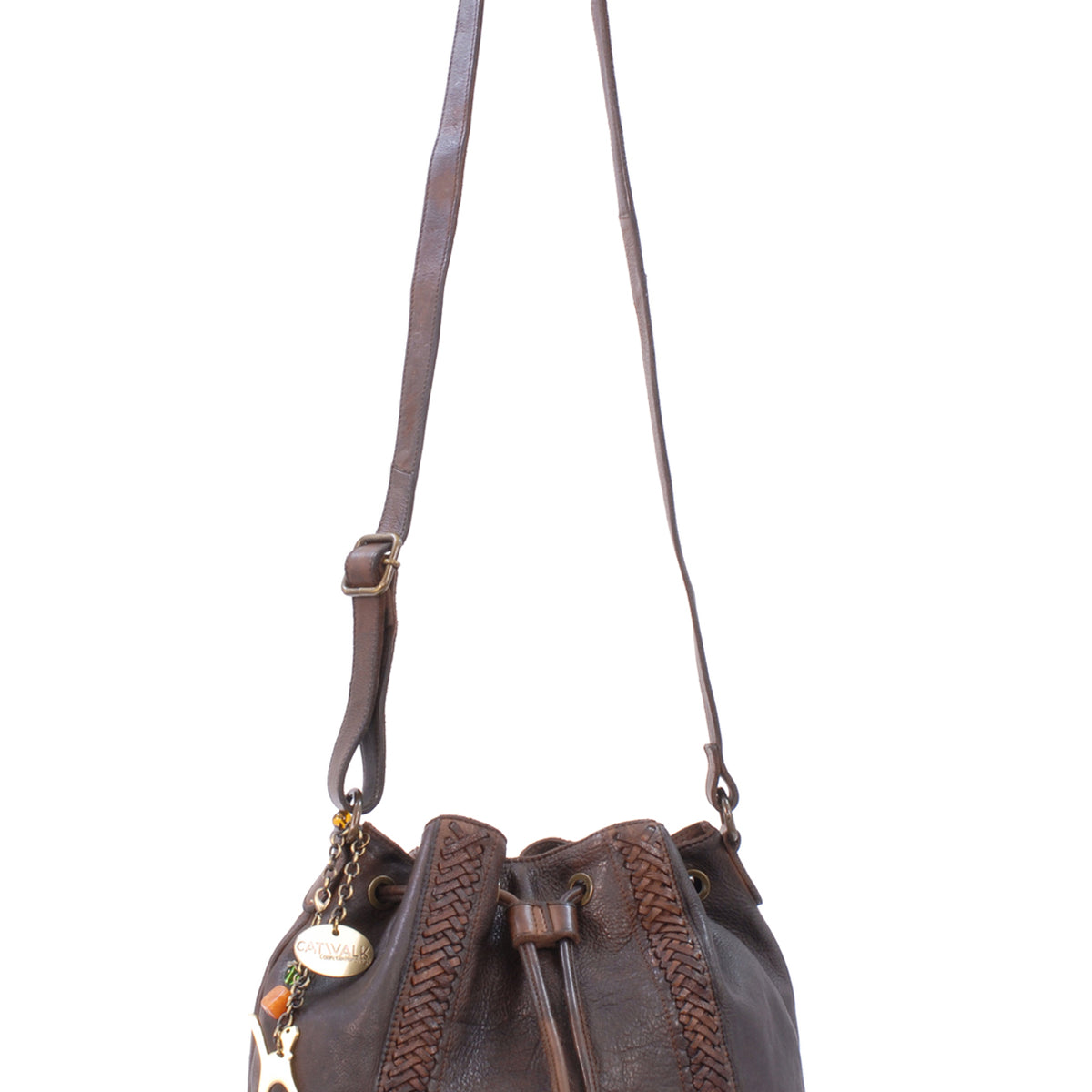 Leren crossbody-tas dames | Taupe - | YOUR BAG FOR LIFE Leren crossbody-tas dames | Taupe - | YOUR BAG FOR LIFE